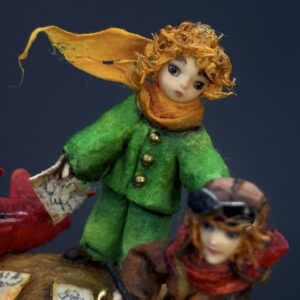 BETWEEN SKY AND EARTH Little Prince doll isida art